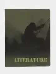 Тетрадь общая для школы предметная Military 48 листов, "Литература", линия Brauberg 404009