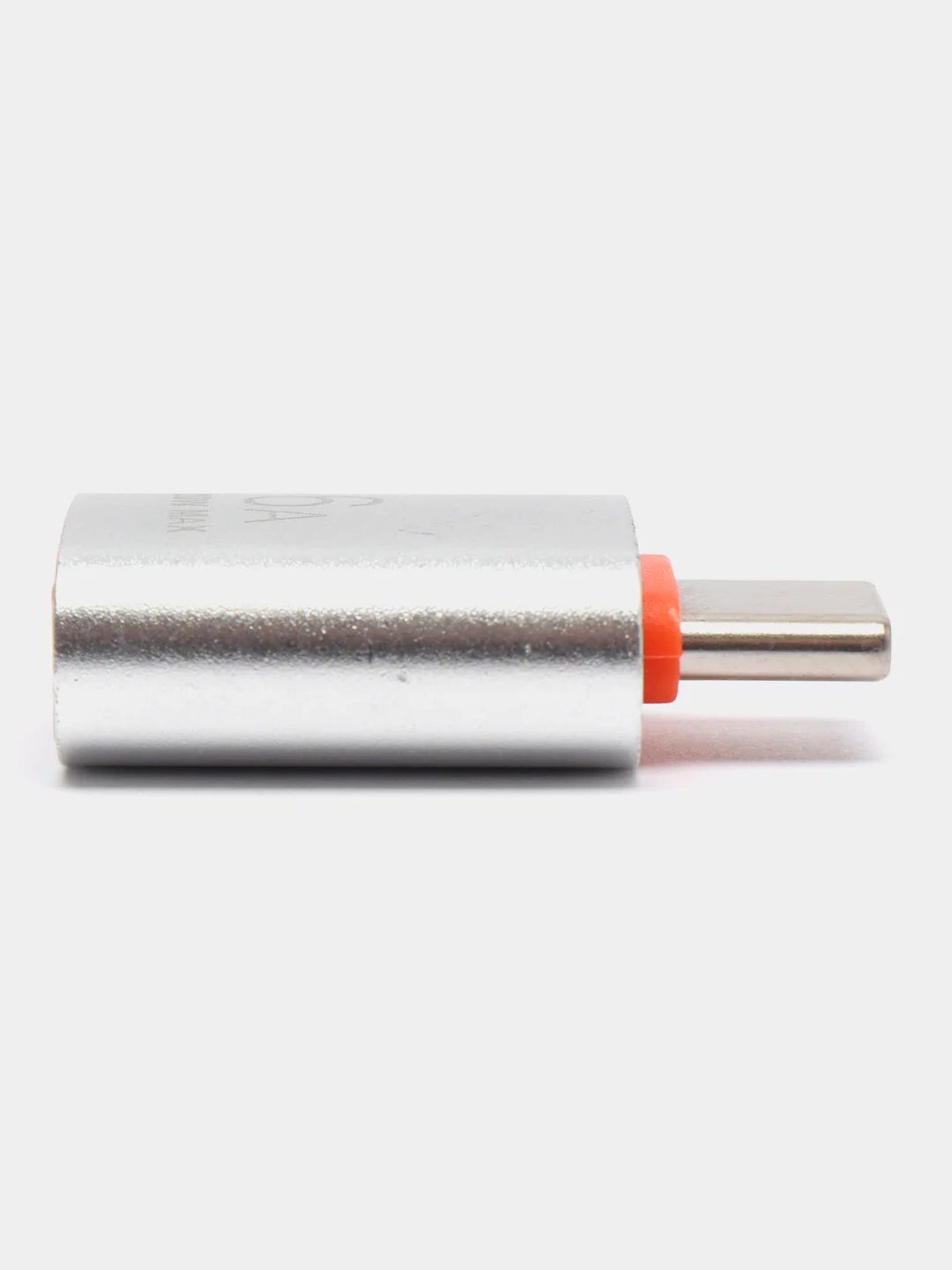 Серебряный адаптер-переходник с USB 3.0 отг на Type-C для мобильных устройств, планшетов, компьютеров