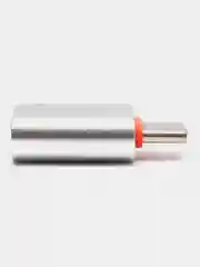 Серебряный адаптер-переходник с USB 3.0 отг на Type-C для мобильных устройств, планшетов, компьютеров
