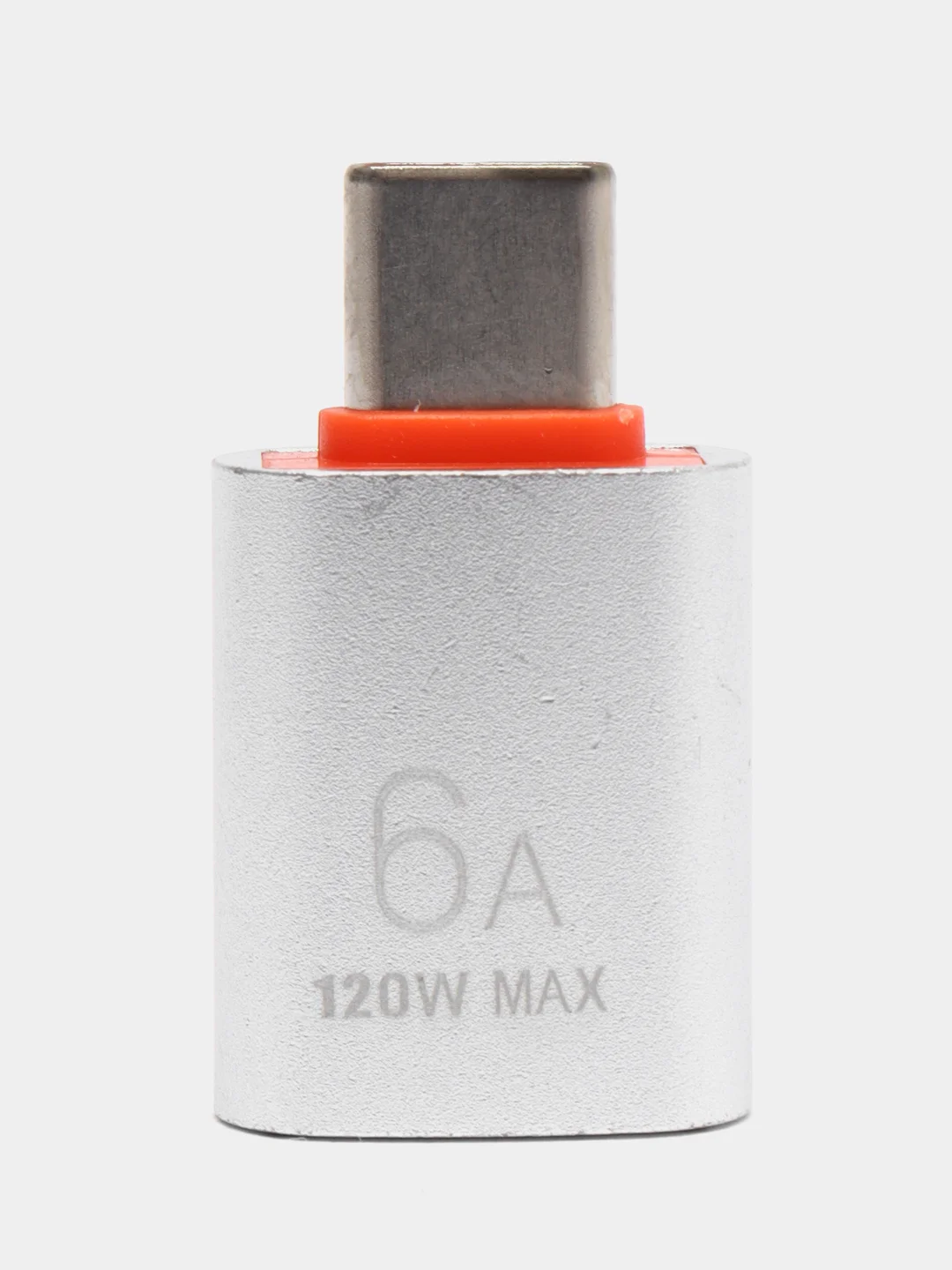 Серебряный адаптер-переходник с USB 3.0 отг на Type-C для мобильных устройств, планшетов, компьютеров