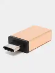Золотой переходник Type-C на USBB 3.0, Otg