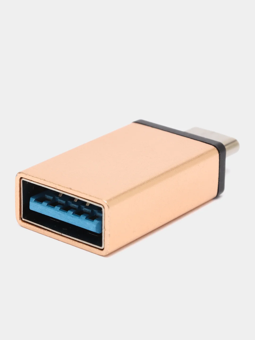 Золотой переходник Type-C на USBB 3.0, Otg
