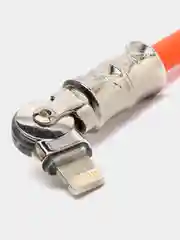 Оранжевый кабель для быстрой зарядки iPhone Lightning, USB - Type-C, тайп си, зарядка для телефона