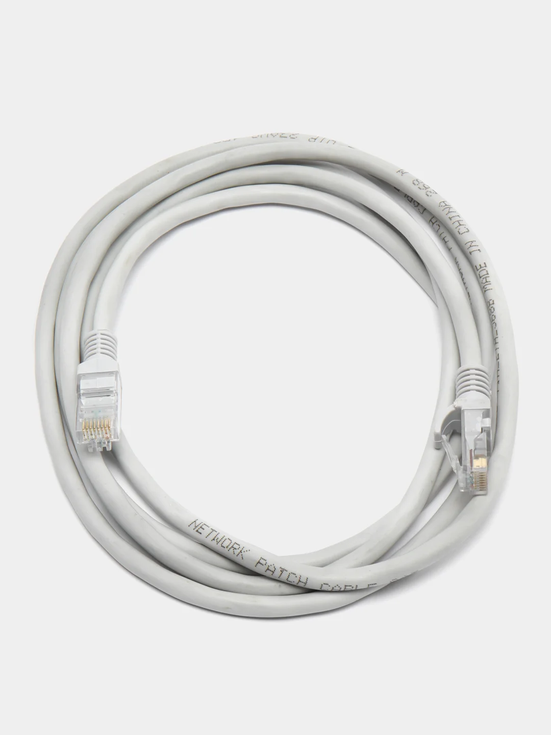 Белый кабель для интернета LAN, UTP, 2M cat6, патч-корд, Кат 6