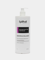 Бальзам для волос RECONSTRUCTOR KERATIN&COLLAGEN EpilProfi, 1000 мл
