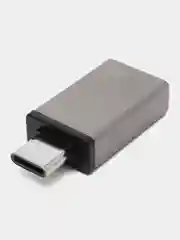 Серый переходник Type-C на USBB 3.0, Otg