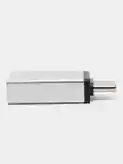 Серебряный переходник Type-C на USBB 3.0, Otg
