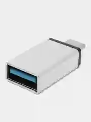 Серебряный переходник Type-C на USBB 3.0, Otg