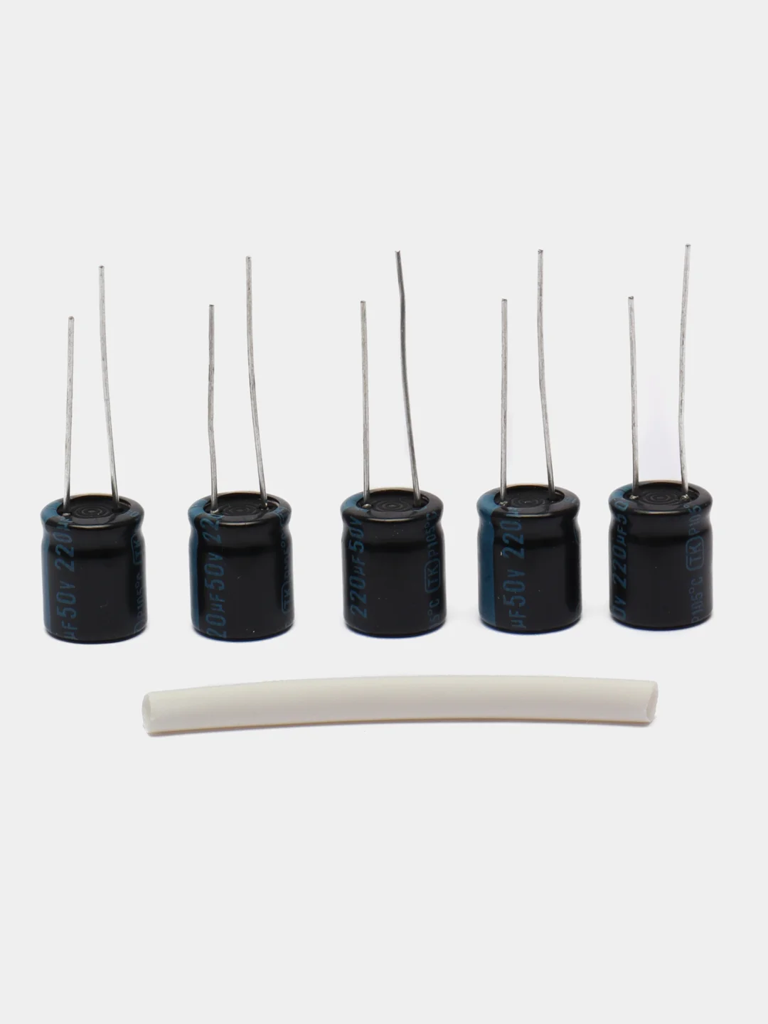 5 штук 220мкФ 50в Конденсатор электролитический 220UF 50V 105C 10х13 TK JAMICON