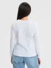 Белый лонгслив женский