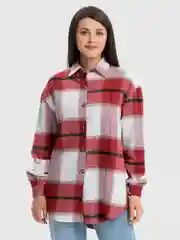 Красный рубашка в клетку