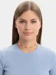 Женское ожерелье чокер из бисера
