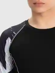 Белый рашгард мужской, компрессионный
