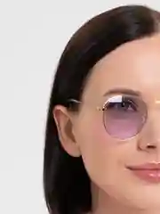 Лавандовый очки солнцезащитные, имиджевые, унисекс, с чехлом