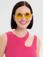 Желтый солнцезащитные очки женские