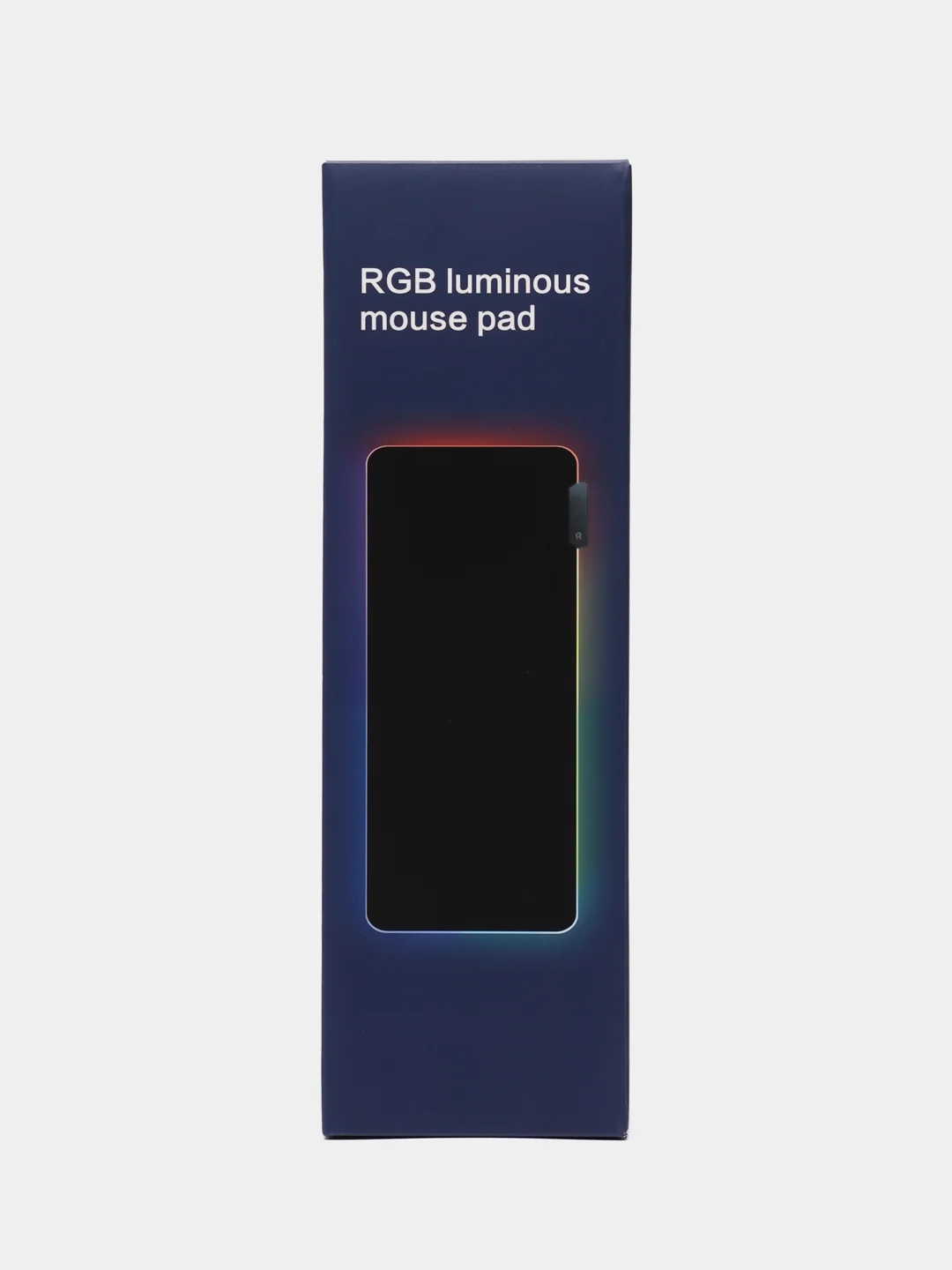 Черный коврик для мыши со светодиодной RGB подсветкой 25*35/80*30/80*40/90*40см