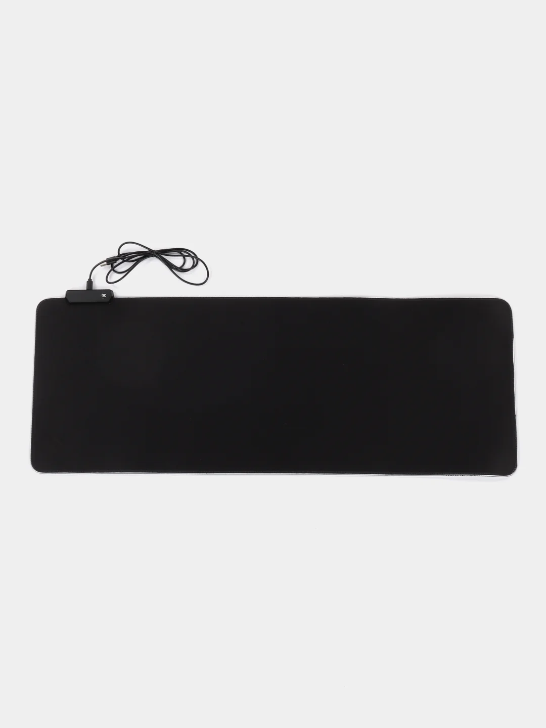 Черный коврик для мыши со светодиодной RGB подсветкой 25*35/80*30/80*40/90*40см