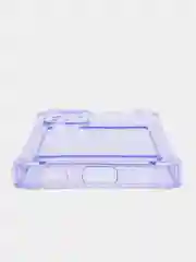 Лавандовый чехол для Xiaomi 12 Lite / Сяоми 12 Лайт прозрачный, с карманом для карты