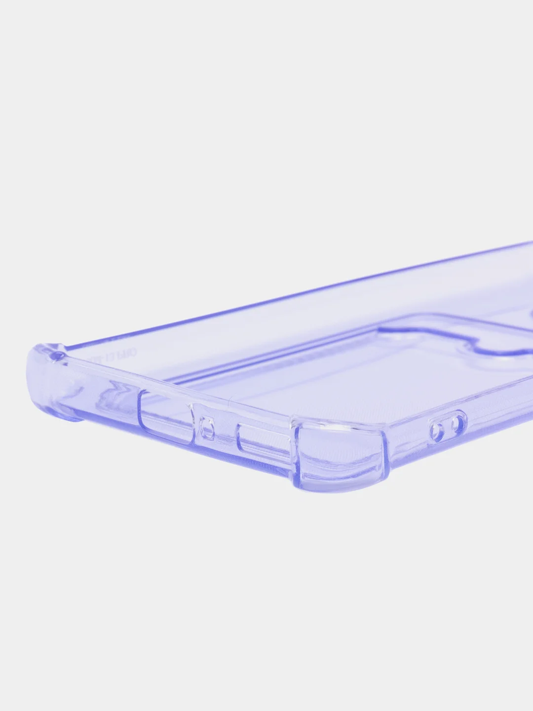 Лавандовый чехол для Xiaomi 13 Pro, Сяоми 13 Про прозрачный, с карманом для карты