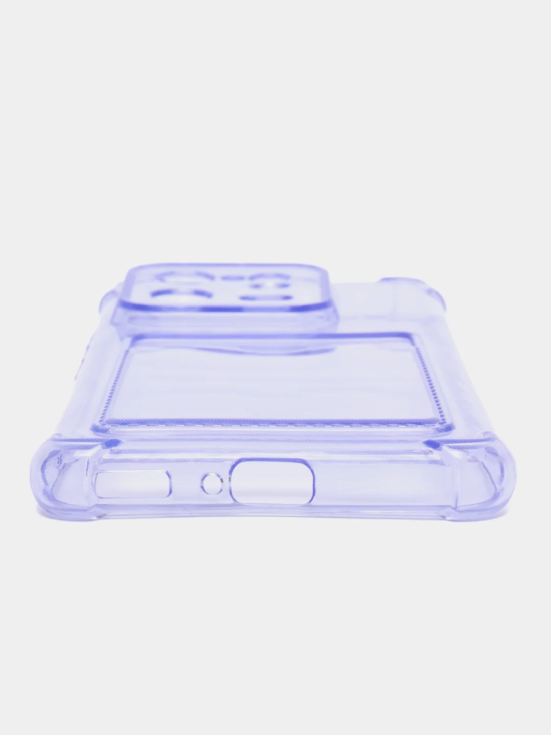 Лавандовый чехол для Xiaomi 13 Pro, Сяоми 13 Про прозрачный, с карманом для карты