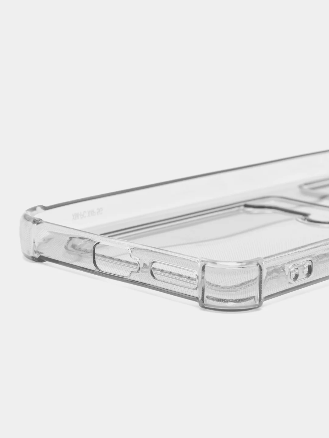 Черный чехол для Xiaomi Poco X4 Pro, Сяоми Поко Х4 Про прозрачный, с карманом для карты