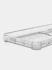 Черный чехол для Xiaomi Poco X4 Pro, Сяоми Поко Х4 Про прозрачный, с карманом для карты