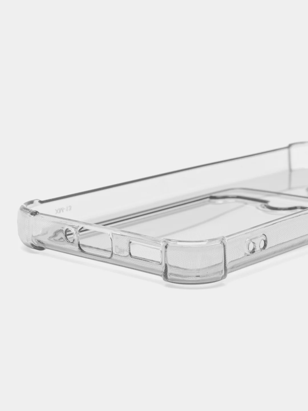 Черный чехол для Xiaomi 13, Сяоми 13 прозрачный, с карманом для карты