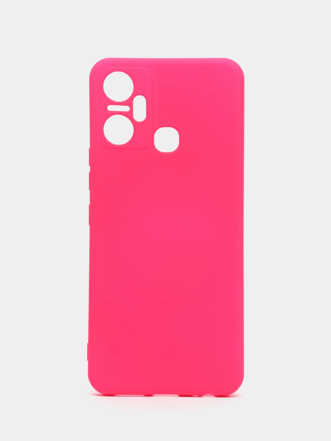 Фуксия чехол силиконовый для Infinix Smart 6 Plus (Инфиникс Смарт 6 Плюс Silicone Cover)