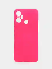 Фуксия чехол силиконовый для Infinix Smart 6 Plus (Инфиникс Смарт 6 Плюс Silicone Cover)