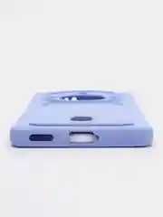 Лавандовый чехол для Huawei Honor X9a (Хуавей Хонор Х9а) силиконовый, с карманом для карты