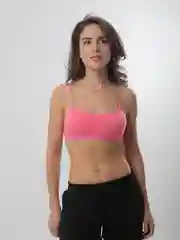 Розовый топ женский без чашек