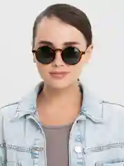 Зеленый очки солнцезащитные, имиджевые унисекс с чехлом и салфеткой