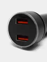 Серебряный автомобильное зарядное устройство, 2 USB