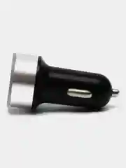 Серебряный автомобильное зарядное устройство, 2 USB