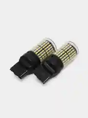 Светодиодные LED-лампы W21W 7440, белый, оранжевый свет, задних ход, поворотники, 2 штуки