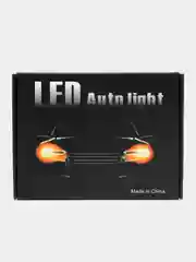 Светодиодные LED-лампы W21W 7440, белый, оранжевый свет, задних ход, поворотники, 2 штуки