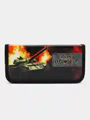 Пенал школьный для девочек, мальчика Пифагор, 1 отделение, 19х9 см, Iron Power, 229193