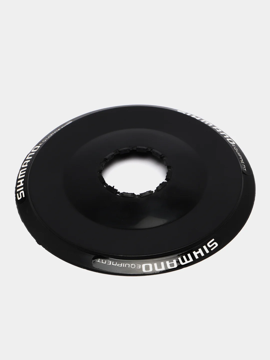 Защита блока звезд вело (пластик черный, Shimano D137 мм.)