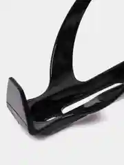 Держатель бутылки на раму вело (черный пластик)