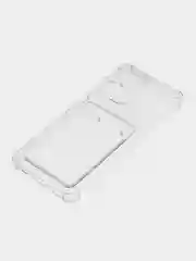 Прозрачный чехол для Realme 10, Реалми 10 прозрачный, с карманом для карты