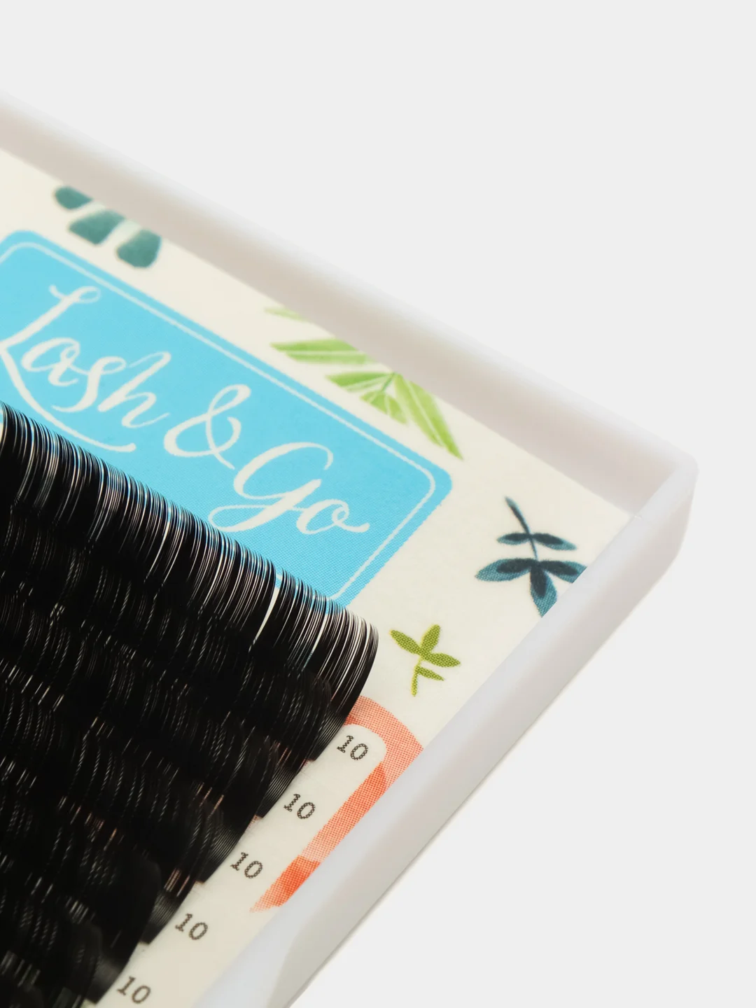 Ресницы для наращивания черные Lash&Go, отдельные длины