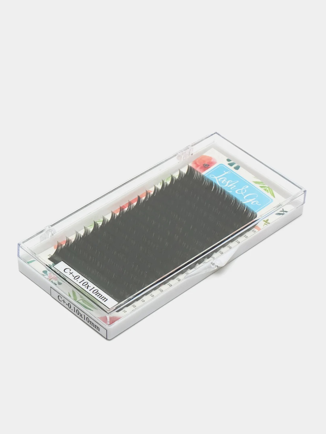 Ресницы для наращивания черные Lash&Go, отдельные длины