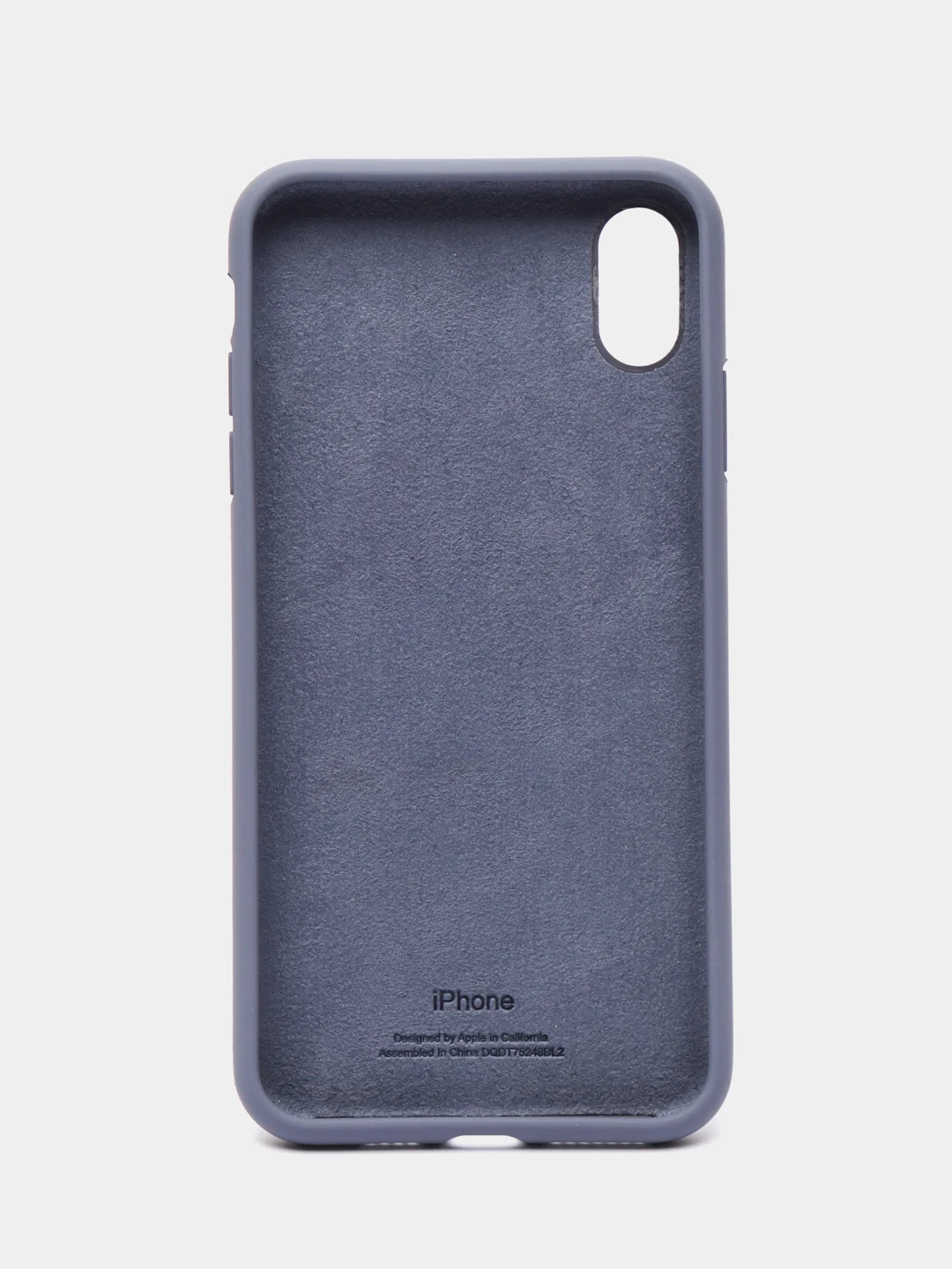 Серый меланж чехол для iPhone XS Max, Silicone Case