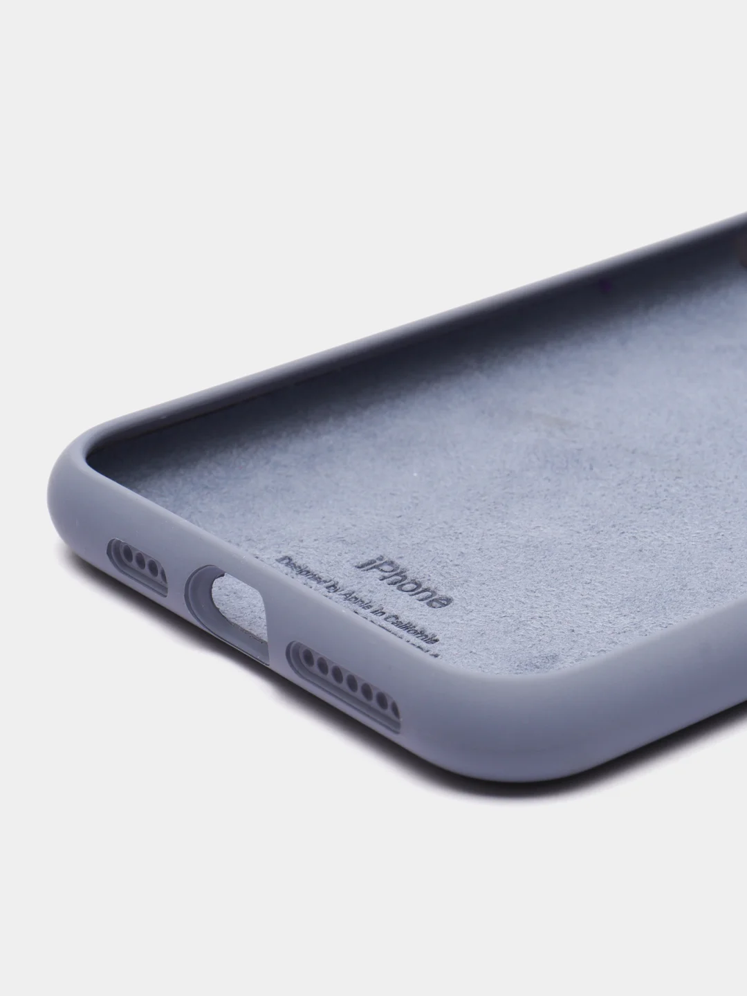 Серый меланж чехол для iPhone XS Max, Silicone Case