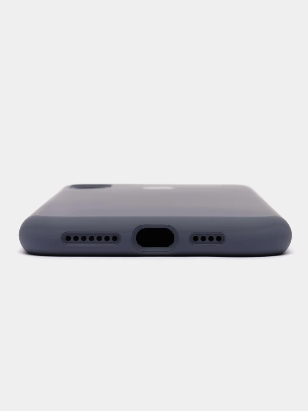 Серый меланж чехол для iPhone XS Max, Silicone Case