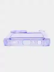Лавандовый чехол для Realme 10, Реалми 10 прозрачный, с карманом для карты