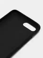 Черный силиконовый чехол текстурный джинсовый Honor 10