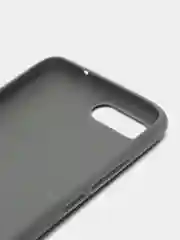 Тёмно-серый силиконовый чехол текстурный джинсовый Honor 10