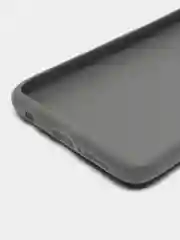 Тёмно-серый силиконовый чехол текстурный джинсовый Honor 10