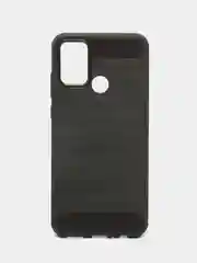 Угольный противоударный усиленный чехол Huawei Honor 9А